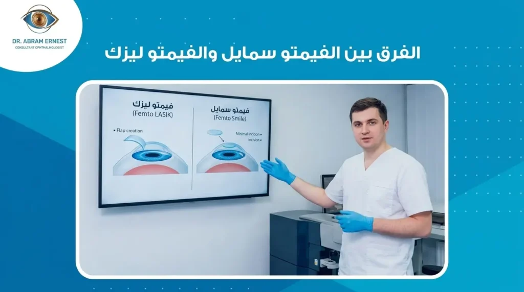 الفرق بين فيمتو سمايل والفيمتو ليزك