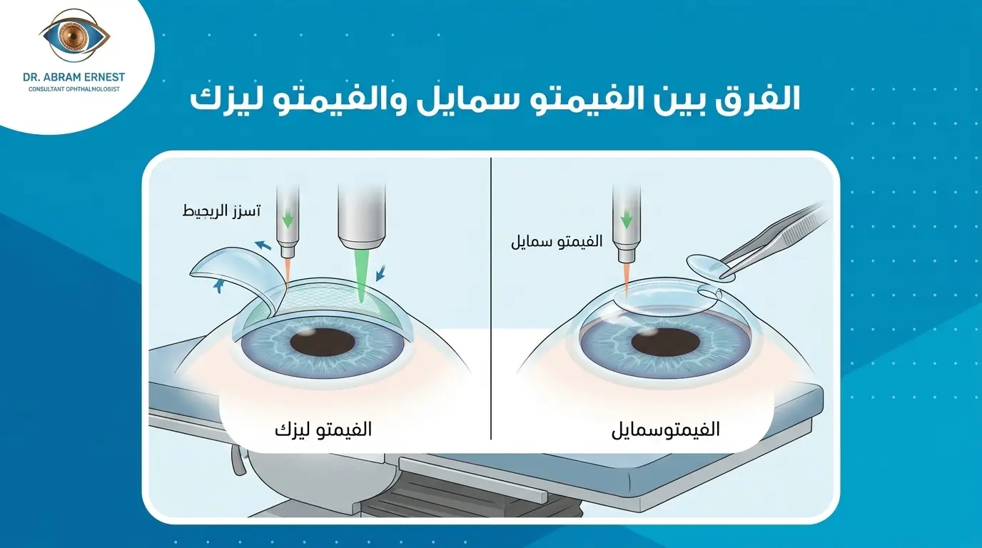 الفرق بين فيمتو سمايل والفيمتو ليزك