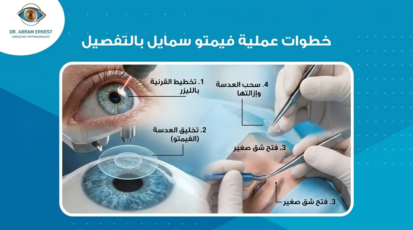 خطوات عملية فيمتو سمايل بالتفصيل