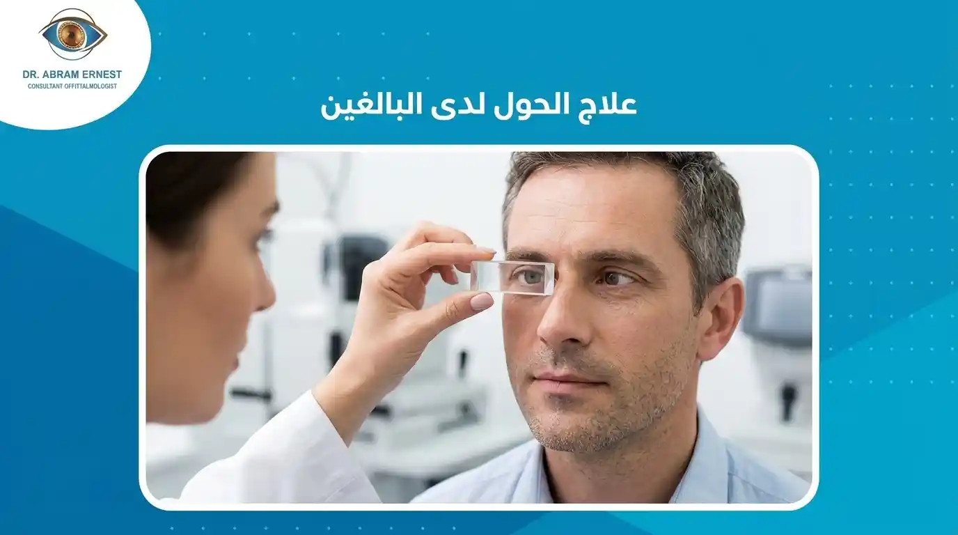 علاج حول العين اليسرى عند الكبار