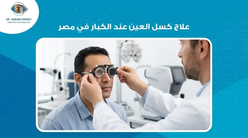 علاج كسل العين للكبار في مصر