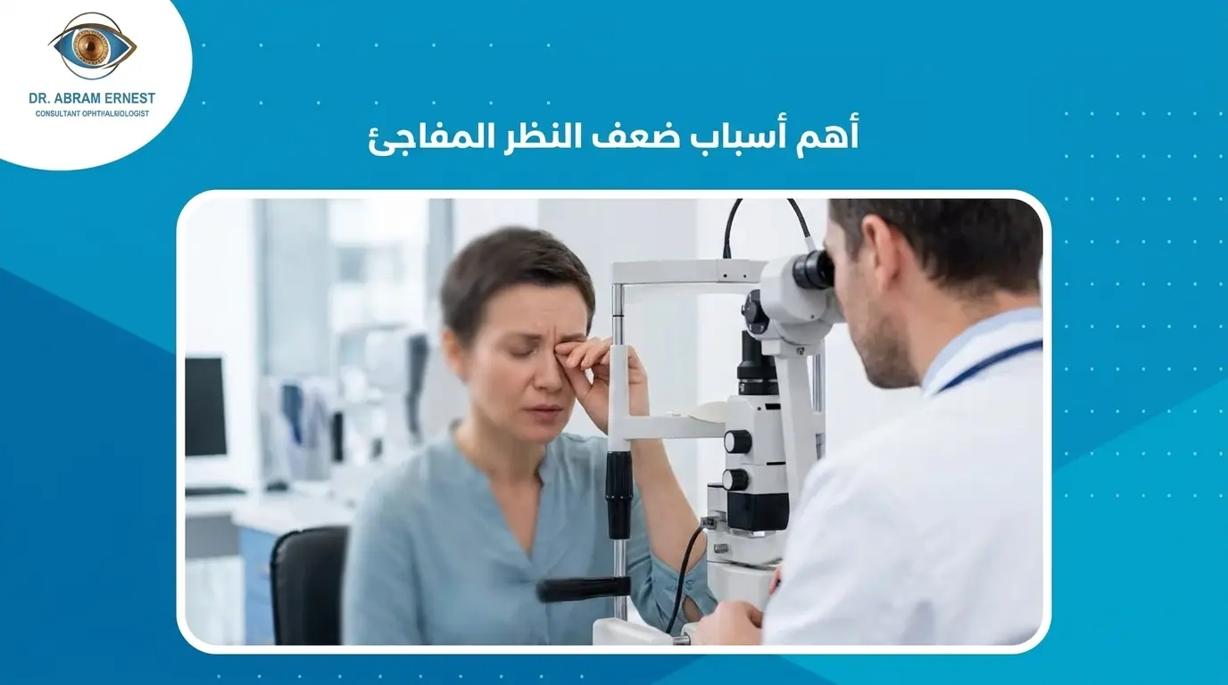 أهم أسباب ضعف النظر المفاجئ