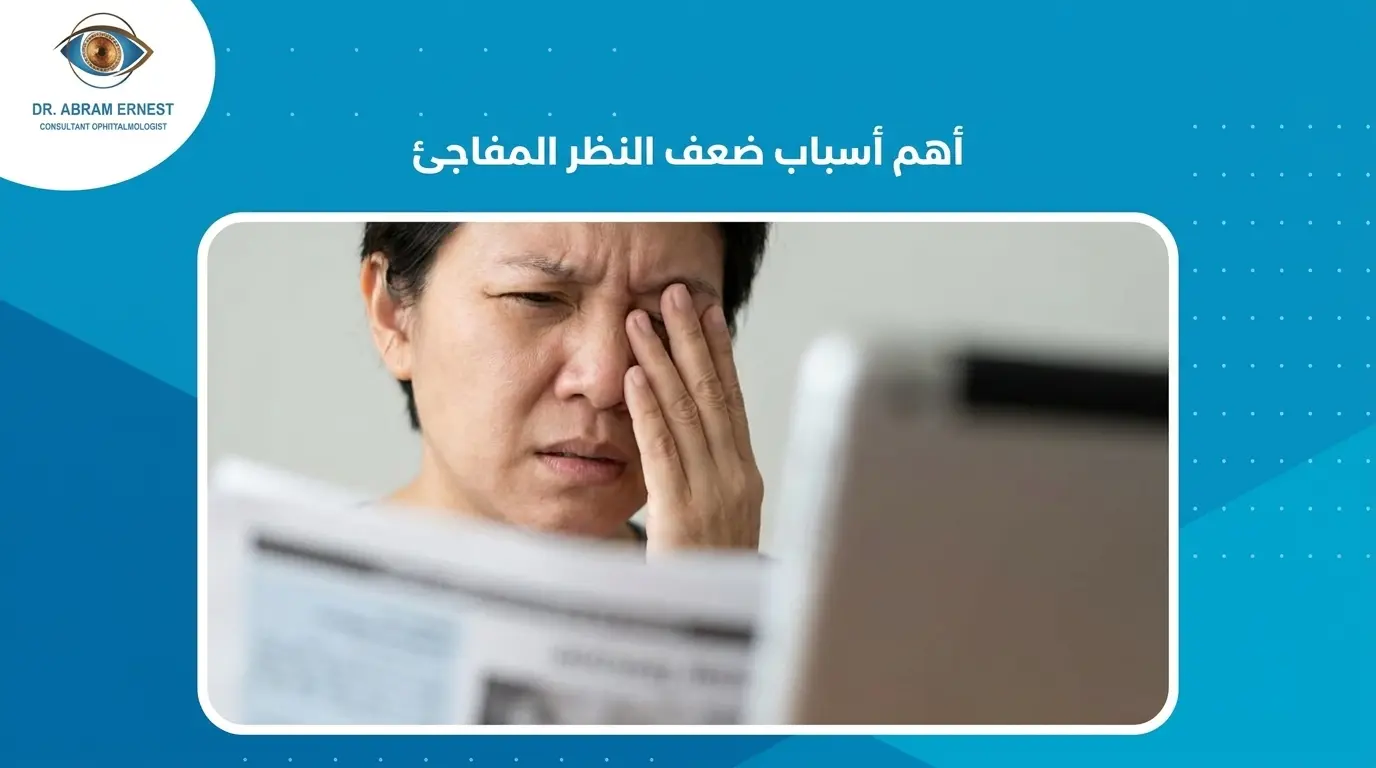 أهم أسباب ضعف النظر المفاجئ