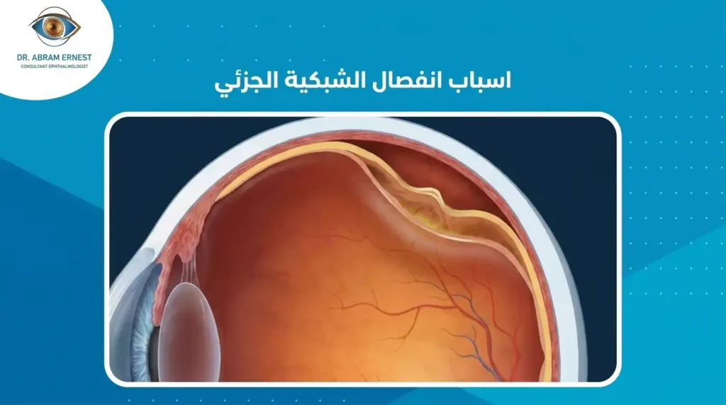 اسباب انفصال الشبكية الجزئي