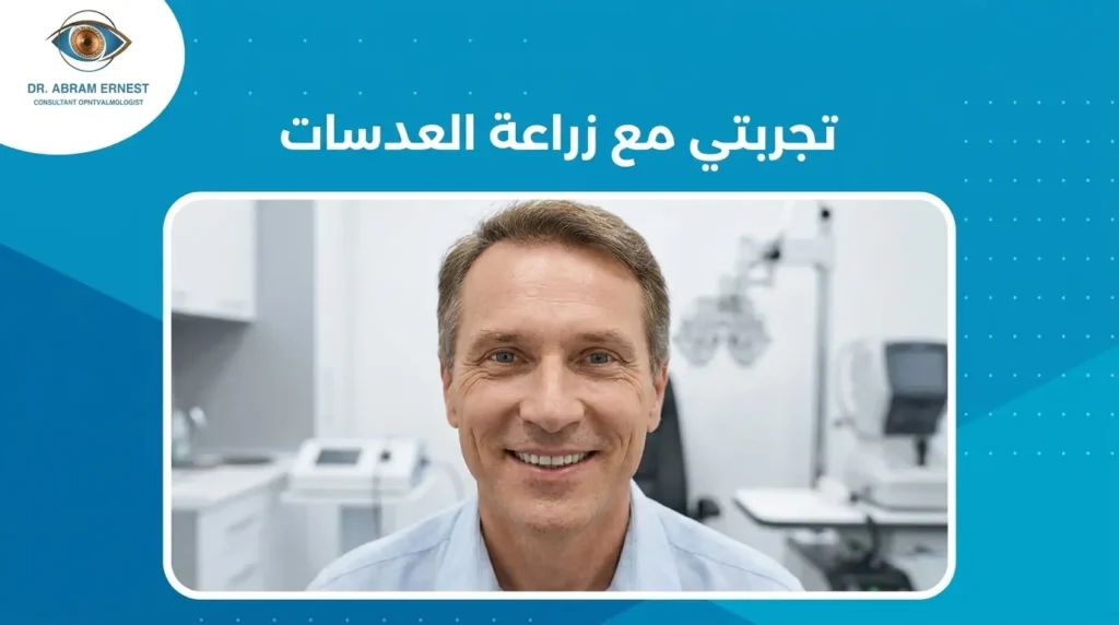 تجربتي مع زراعة العدسات