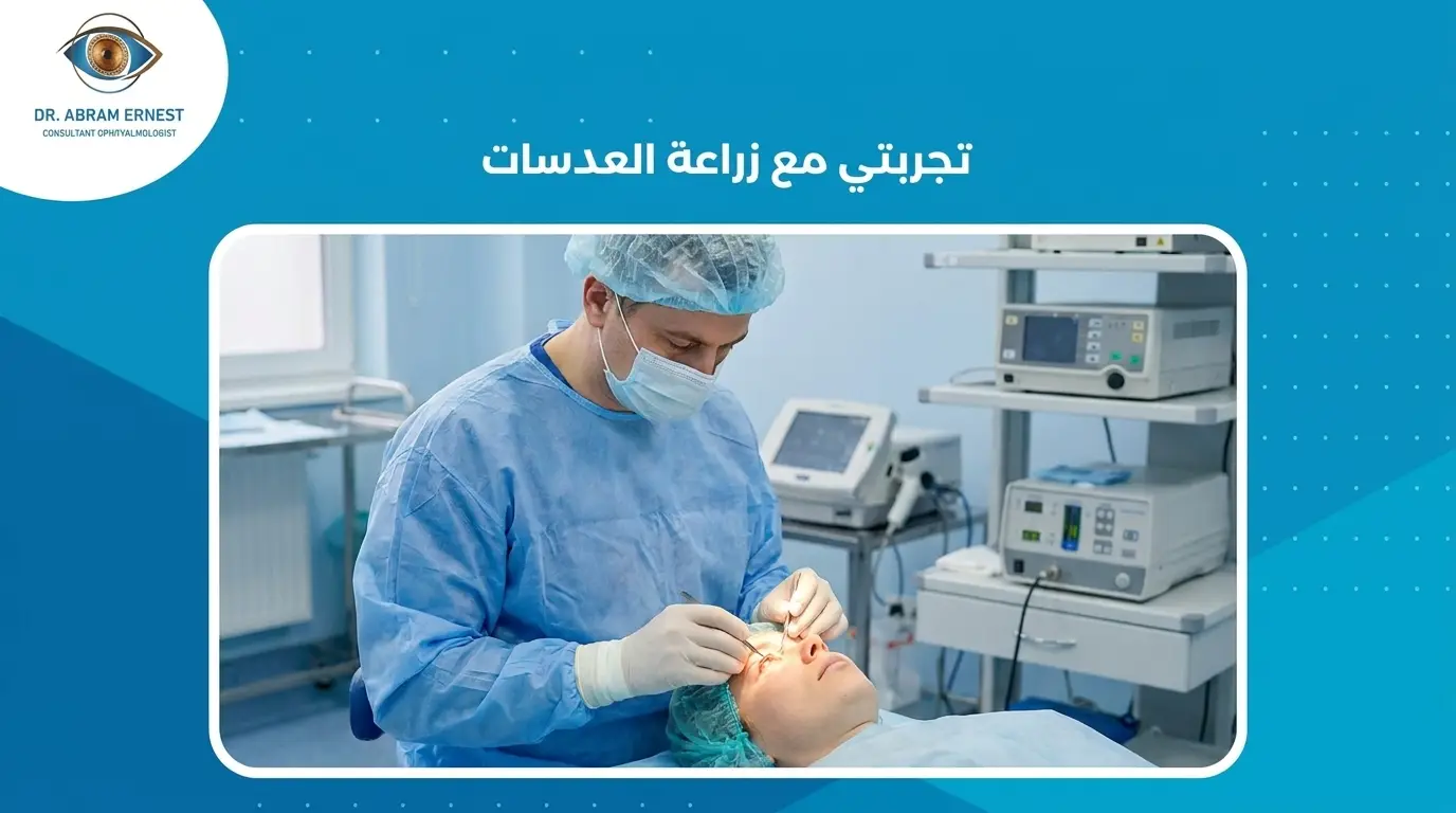 تجربتي مع زراعة العدسات