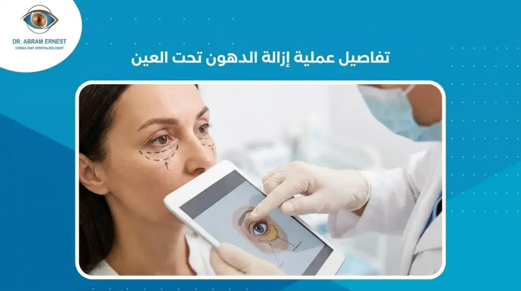 تفاصيل عملية إزالة الدهون تحت العين