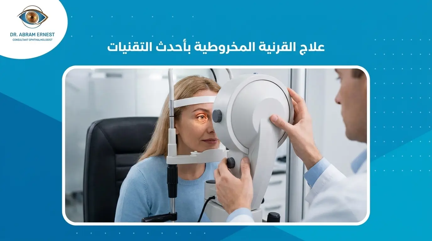 علاج القرنية المخروطية بأحدث التقنيات